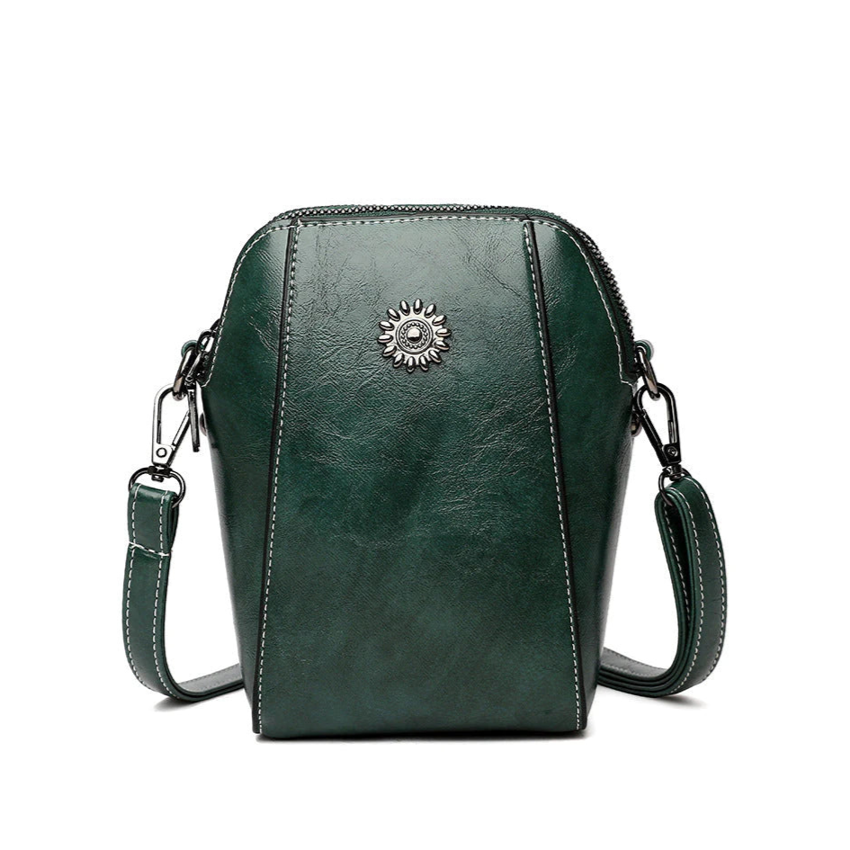 Tas Dames - Compacte Crossbody met Zon Detail en Verstelbare Band | Casual