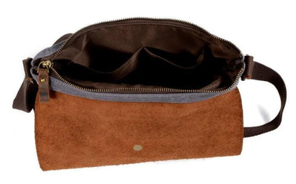 Tas Dames - Bohemien Schoudertas met Etnisch Patroon en Dubbele Gesp | Casual