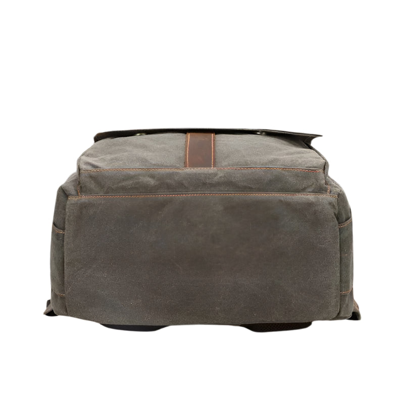 Rugzak Heren - Vintage Flapklep met Dubbele Gesp en Groot Voorvak | Groot
