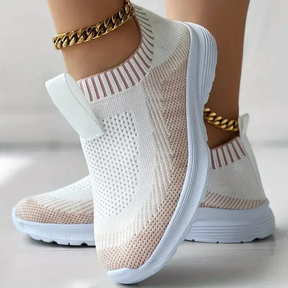 Sneakers Dames - Instap Sock Model met Lichte Zool | Casual