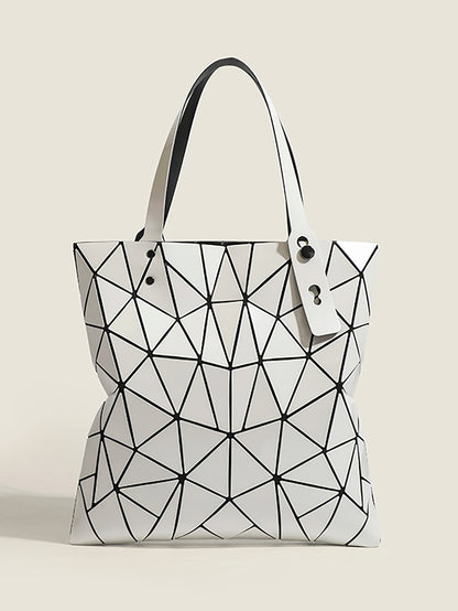 Shopper Dames - Grote Tote Bag met Geometrisch Patroon | Chique