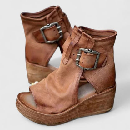 Anouk - Boho Laarzen Dames met Gespdetail en Ondersteunende Zool
