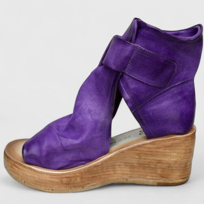 Anouk - Boho Laarzen Dames met Gespdetail en Ondersteunende Zool