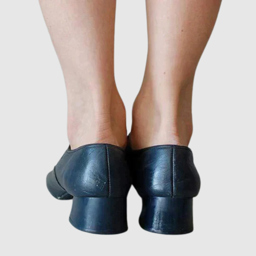 Anouk - Chique Orthopedische Mary Jane Schoenen Dames met Blokhak en Uitgesneden Detail