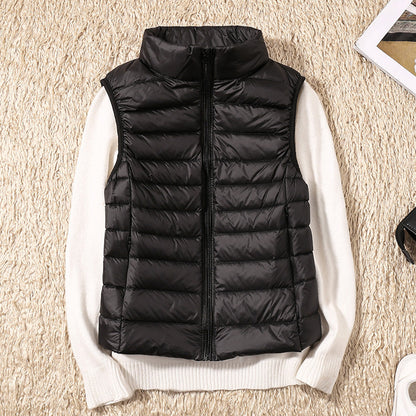 Anouk - Dames Bodywarmer Lichtgewicht voor de Herfst met Opstaande Kraag