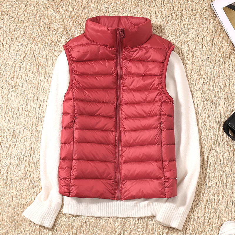 Anouk - Dames Bodywarmer Lichtgewicht voor de Herfst met Opstaande Kraag