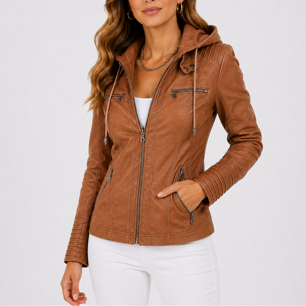 Anouk - Dames Jas Herfst met Capuchon en Ritssluiting
