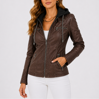 Anouk - Dames Jas Herfst met Capuchon en Ritssluiting