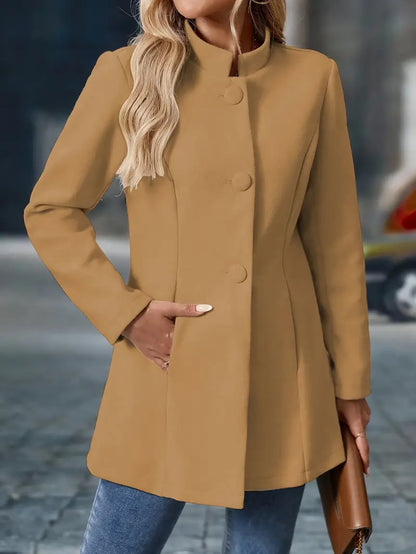 Anouk - Dames Tussenjas Smart Casual met Open Voorkant en Lange Snit
