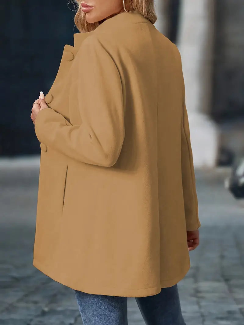 Anouk - Dames Tussenjas Smart Casual met Open Voorkant en Lange Snit