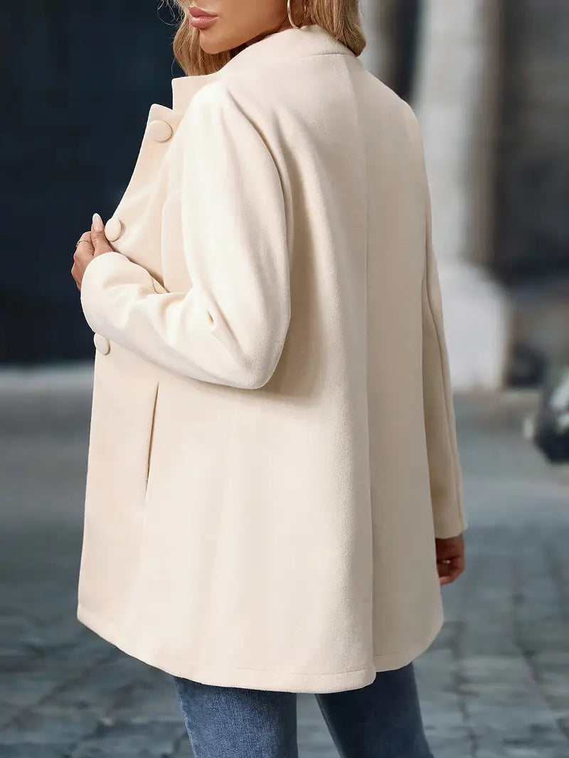 Anouk - Dames Tussenjas Smart Casual met Open Voorkant en Lange Snit