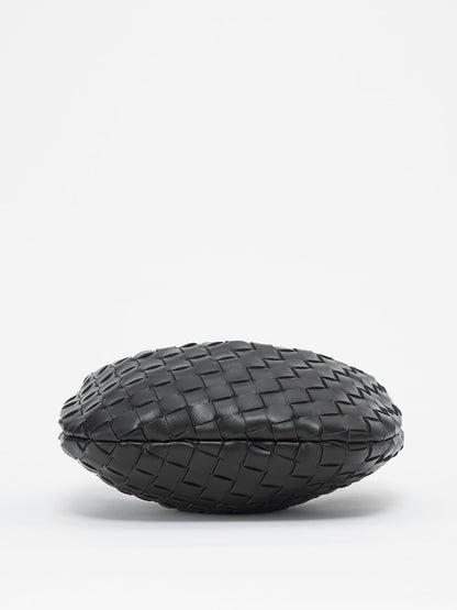 Tas Dames - Gevlochten Hobo met Knoophandvat en Rits | Trendy