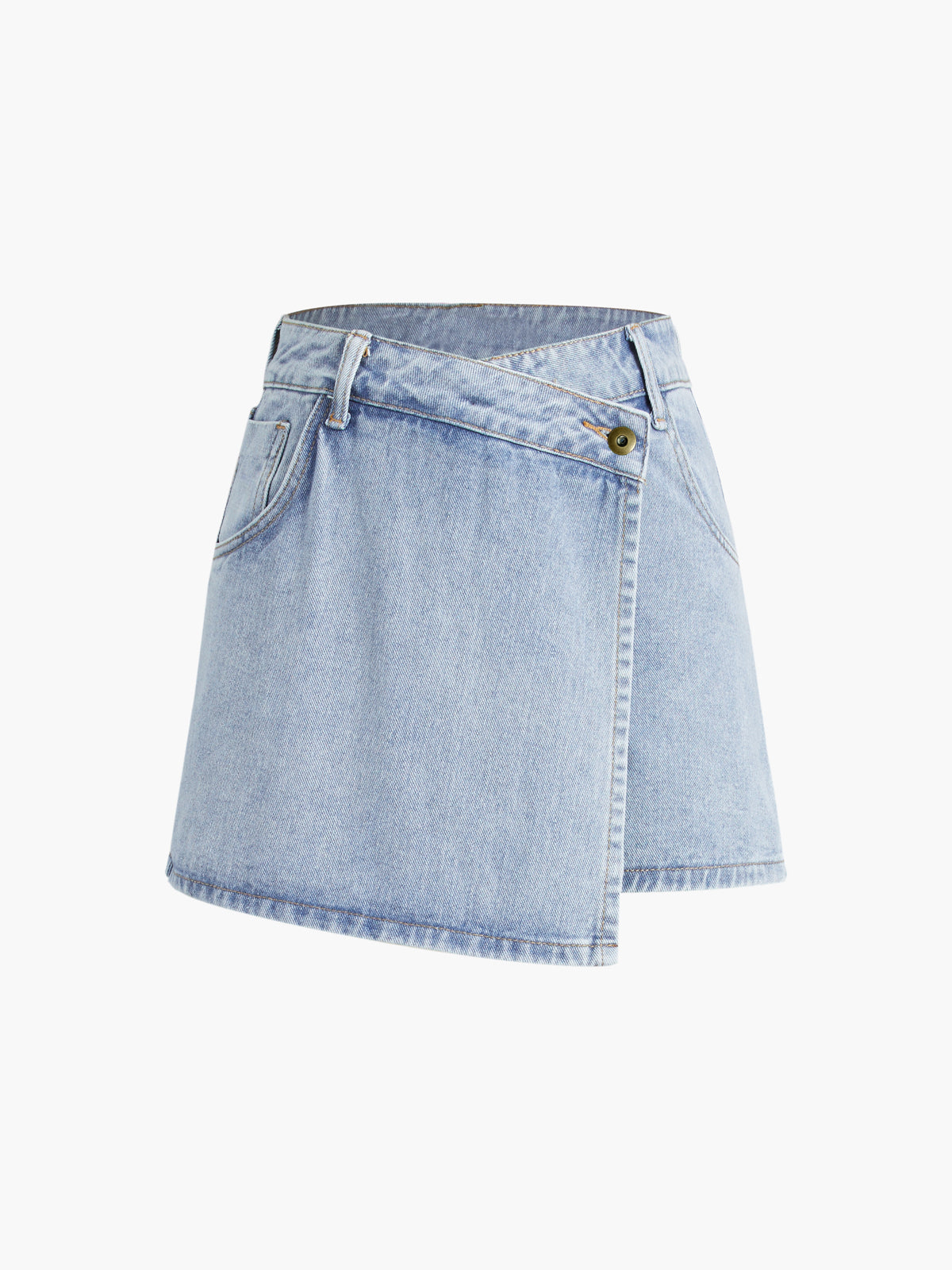 Korte Broek Dames - Rokbroek met Asymmetrische Rok | Zomer