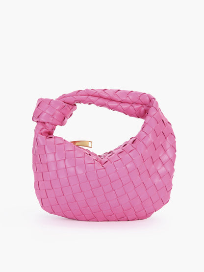 Tas Dames - Gevlochten Hobo met Knoophandvat en Rits | Trendy