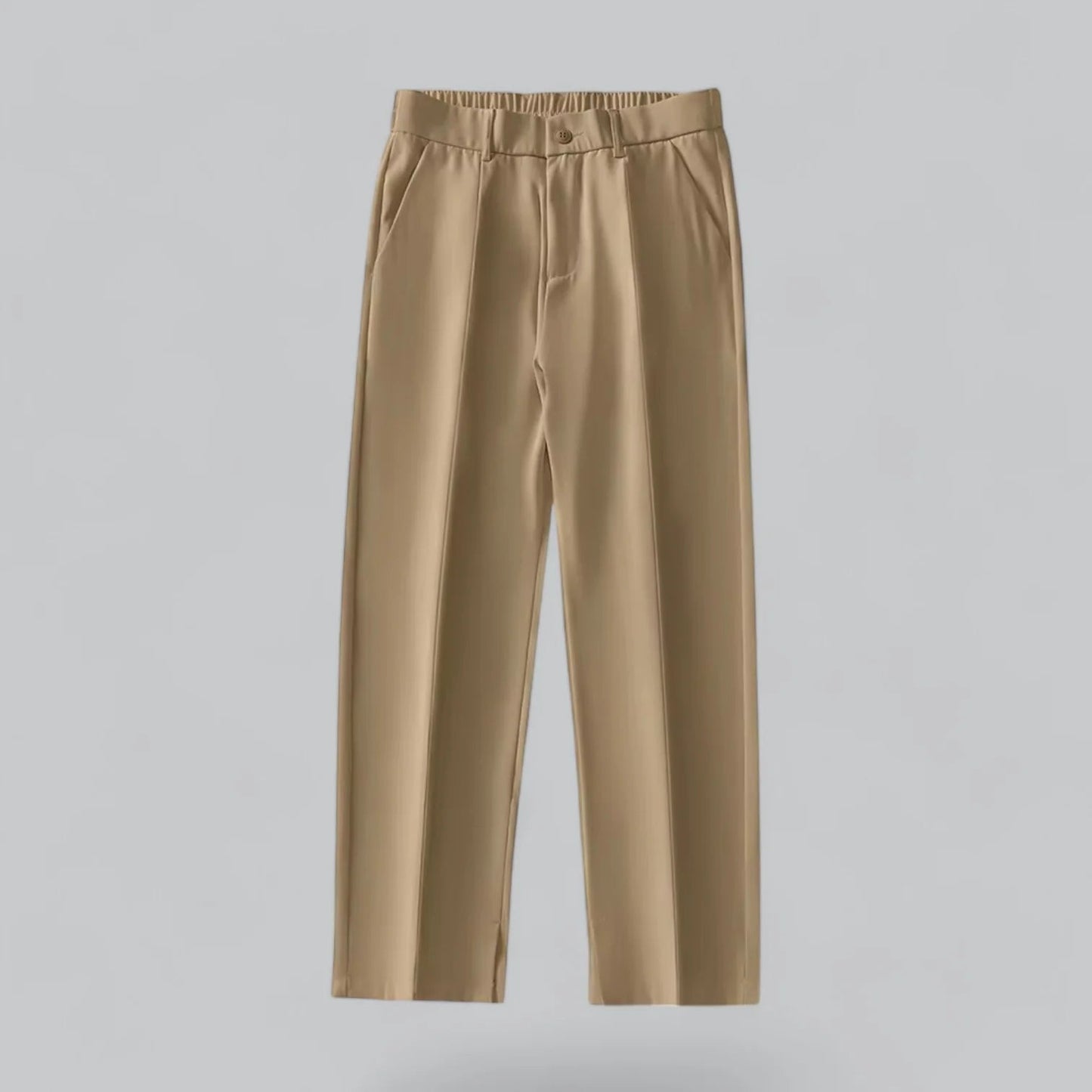 Bas - Heren Pantalon Casual Smart met Rechte Pijp en Nette Uitstraling