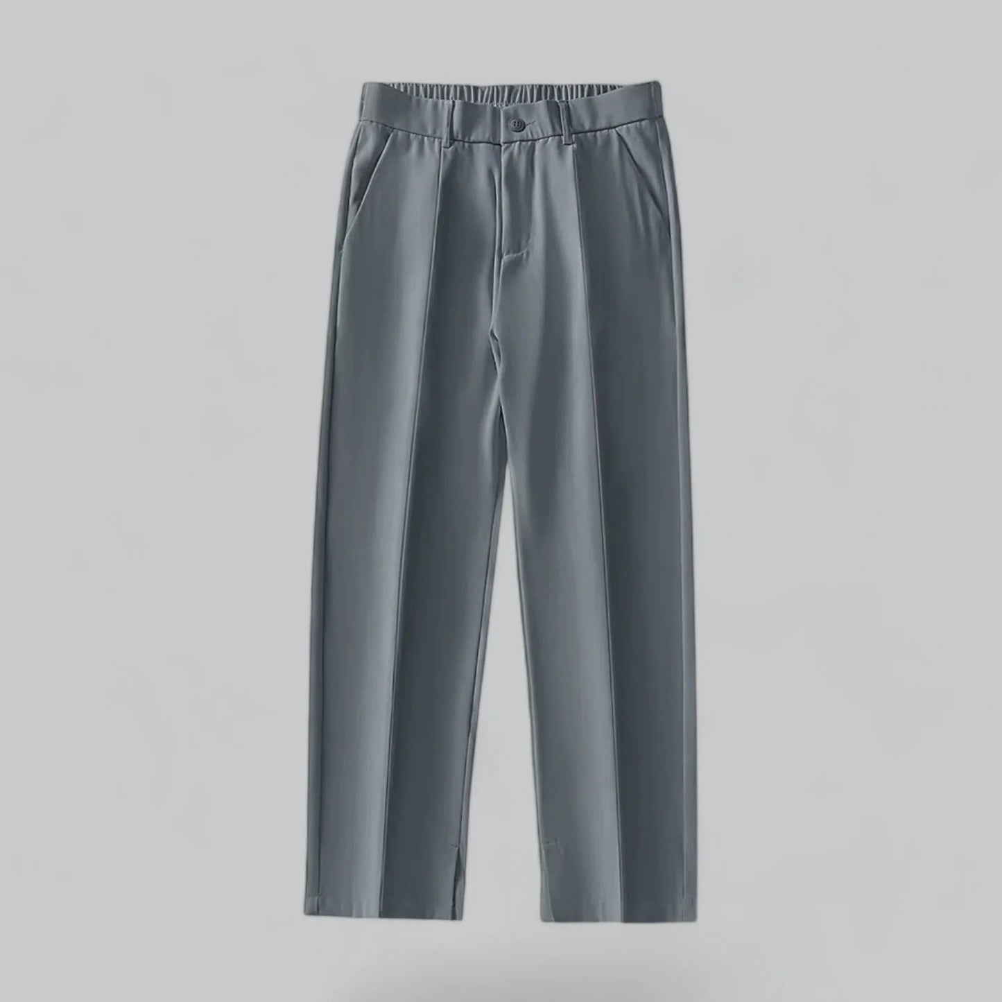 Bas - Heren Pantalon Casual Smart met Rechte Pijp en Nette Uitstraling