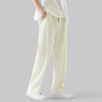 Bas - Heren Pantalon Casual Smart met Rechte Pijp en Nette Uitstraling