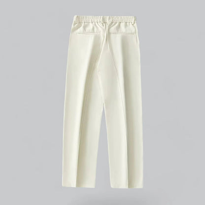 Bas - Heren Pantalon Casual Smart met Rechte Pijp en Nette Uitstraling