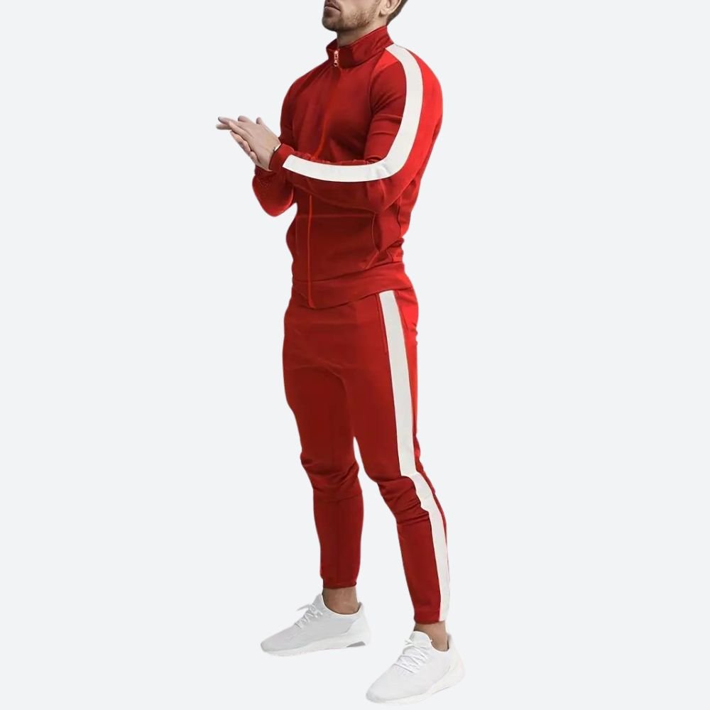 Bas - Heren Trainingspak Sportief Comfort met Ritsvest en Joggingbroek