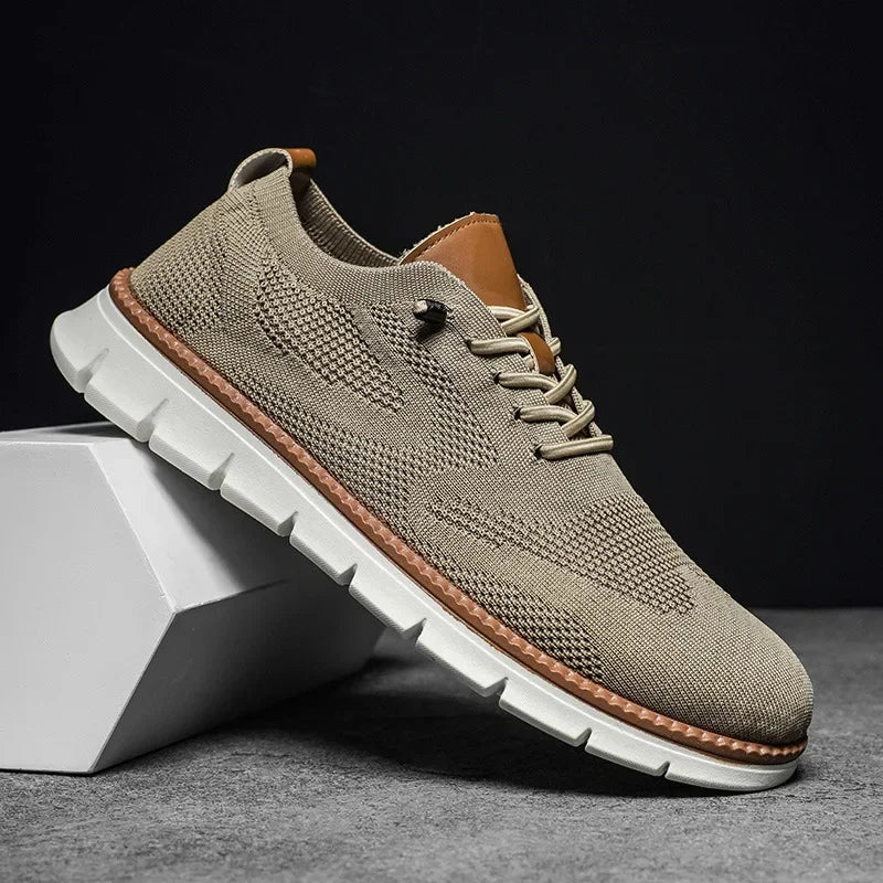 Bas - Trendy Comfortabele Sneakers Heren met Ademende Bovenkant en Flexibele Zool