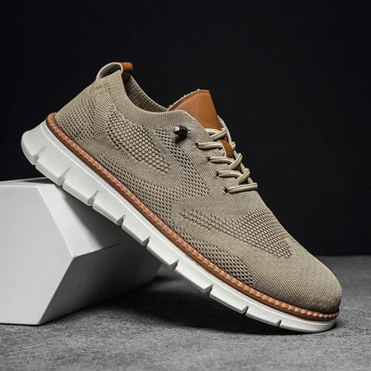 Bas - Trendy Comfortabele Sneakers Heren met Ademende Bovenkant en Flexibele Zool