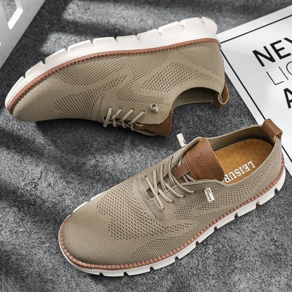 Bas - Trendy Comfortabele Sneakers Heren met Ademende Bovenkant en Flexibele Zool