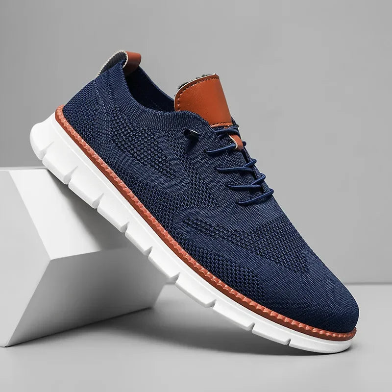 Bas - Trendy Comfortabele Sneakers Heren met Ademende Bovenkant en Flexibele Zool