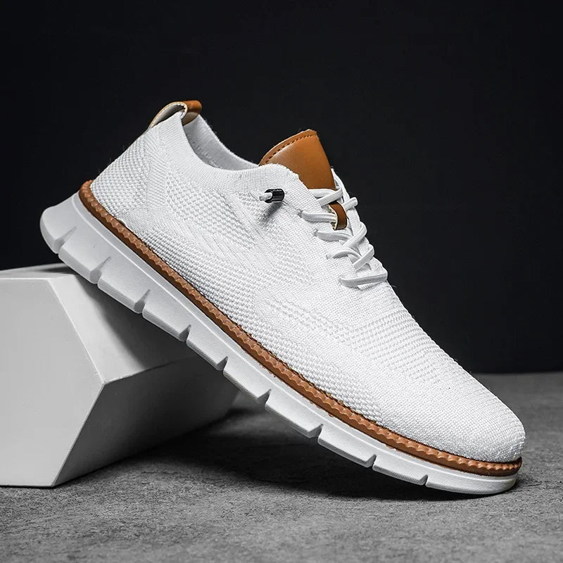 Bas - Trendy Comfortabele Sneakers Heren met Ademende Bovenkant en Flexibele Zool