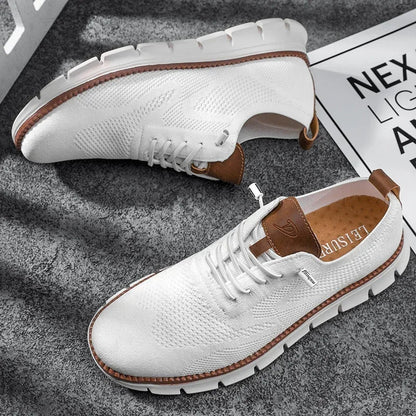 Bas - Trendy Comfortabele Sneakers Heren met Ademende Bovenkant en Flexibele Zool