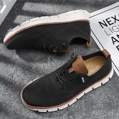 Bas - Trendy Comfortabele Sneakers Heren met Ademende Bovenkant en Flexibele Zool