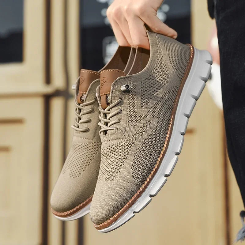 Bas - Trendy Comfortabele Sneakers Heren met Ademende Bovenkant en Flexibele Zool