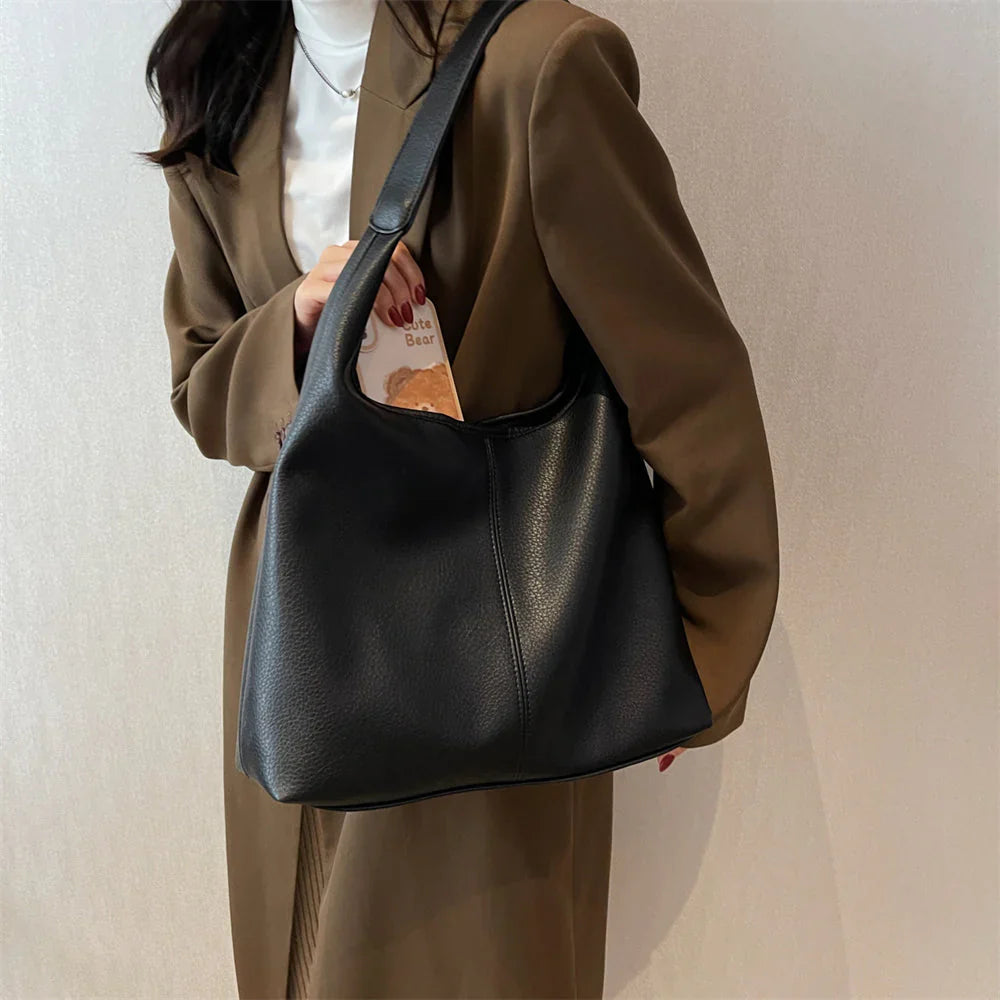 Tas Dames - Ruim Hobo Model met Enkele Schouderriem | Casual