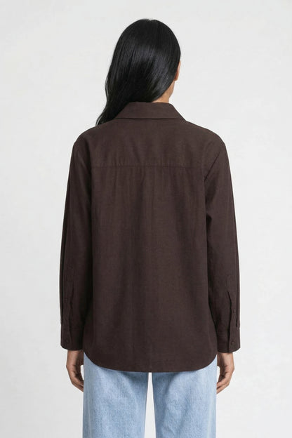 Blouse Dames - Strikstropdas Kraag met Lange Mouwen | Klassiek