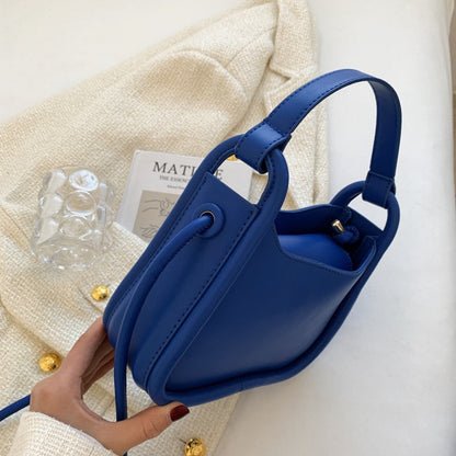 Tas Dames - Klein Halvemaanvormig Model met Knoopdetail | Casual