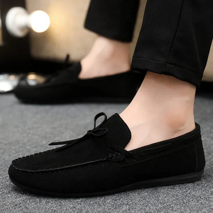 Bram - Casual Comfortabele Loafers Heren met Strikdetail en Flexibele Zool