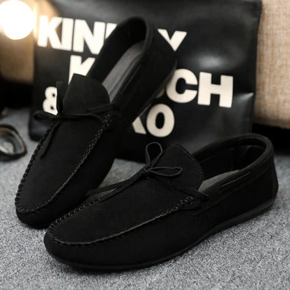 Bram - Casual Comfortabele Loafers Heren met Strikdetail en Flexibele Zool