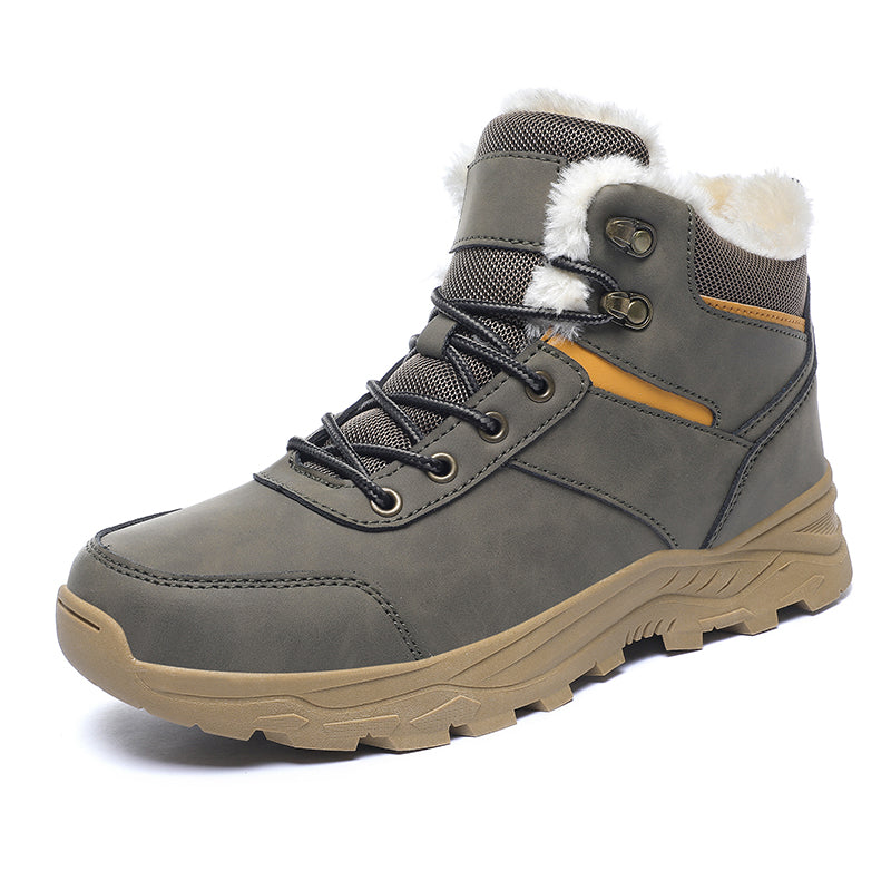 Bram - Heren Hoge Winterschoenen Waterdicht met Fleecevoering en Veters