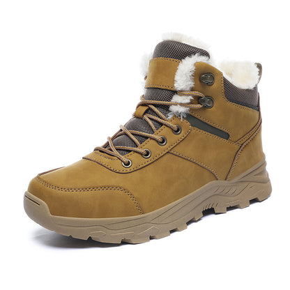 Bram - Heren Hoge Winterschoenen Waterdicht met Fleecevoering en Veters
