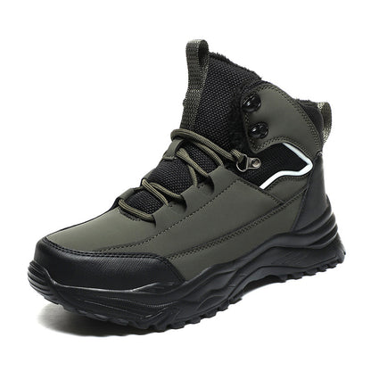 Bram - Heren Hoge Winterschoenen Waterdicht met Fleecevoering en Veters