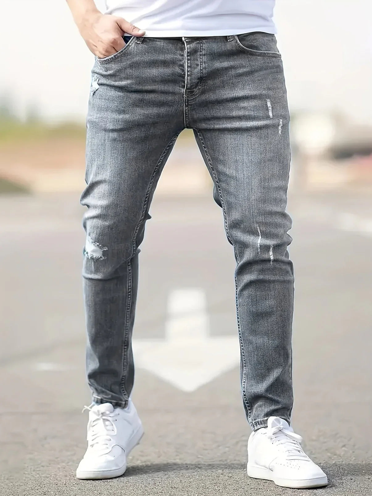 Bram - Heren Slim Fit Jeans met Smalle Pijp en Klassieke Uitstraling