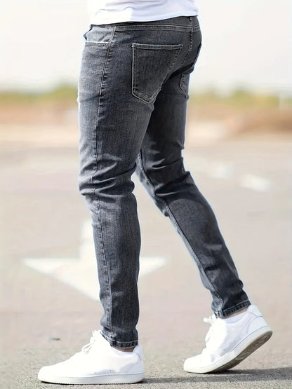 Bram - Heren Slim Fit Jeans met Smalle Pijp en Klassieke Uitstraling