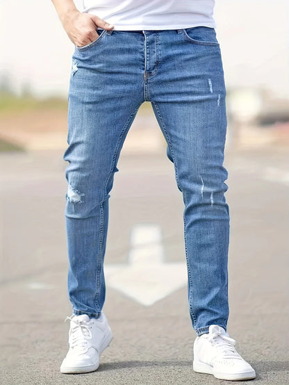 Bram - Heren Slim Fit Jeans met Smalle Pijp en Klassieke Uitstraling