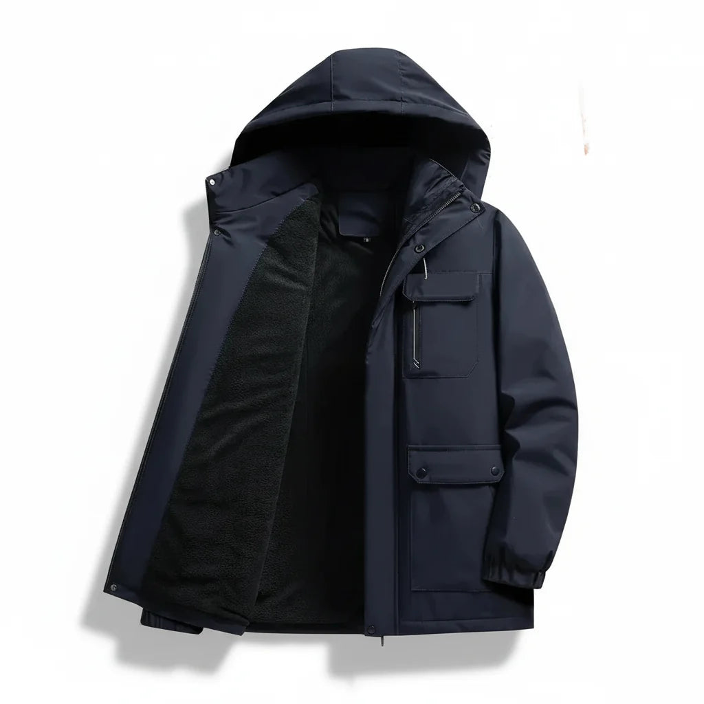 Bram - Heren Winterjas Parka Waterdicht met Capuchon en Ritssluiting