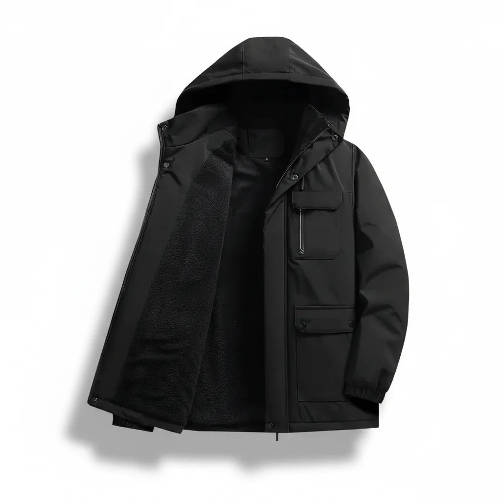 Bram - Heren Winterjas Parka Waterdicht met Capuchon en Ritssluiting