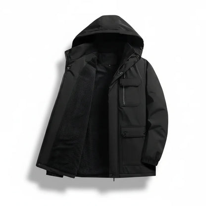 Bram - Heren Winterjas Parka Waterdicht met Capuchon en Ritssluiting