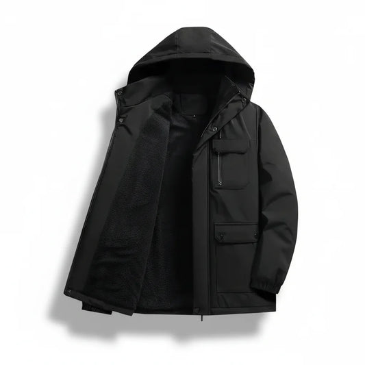Bram - Heren Winterjas Parka Waterdicht met Capuchon en Ritssluiting