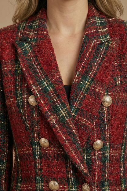 Britt - Dames Blazer voor de Herfst met Reverskraag en Knoopsluiting