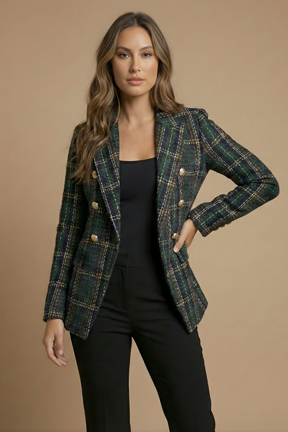 Britt - Dames Blazer voor de Herfst met Reverskraag en Knoopsluiting