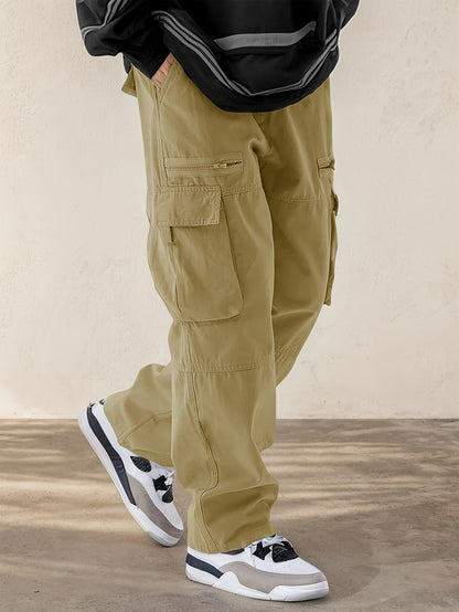 Cargo Broek Heren - Wijde Fit met Grote Zijvakken | Casual
