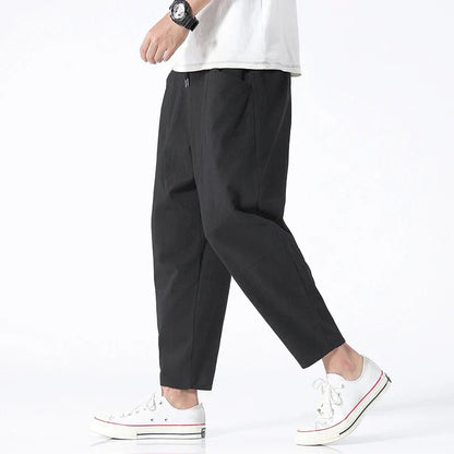 Broek Heren - Casual Relaxed Fit met Taps Toelopende Pijp | Comfortabel